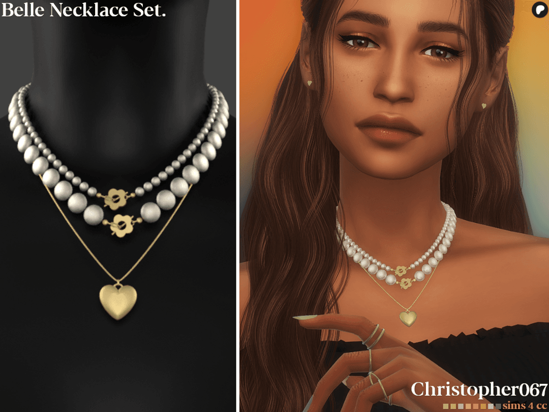 Коллекция кулонов Belle Necklace Set (для всех возрастов)